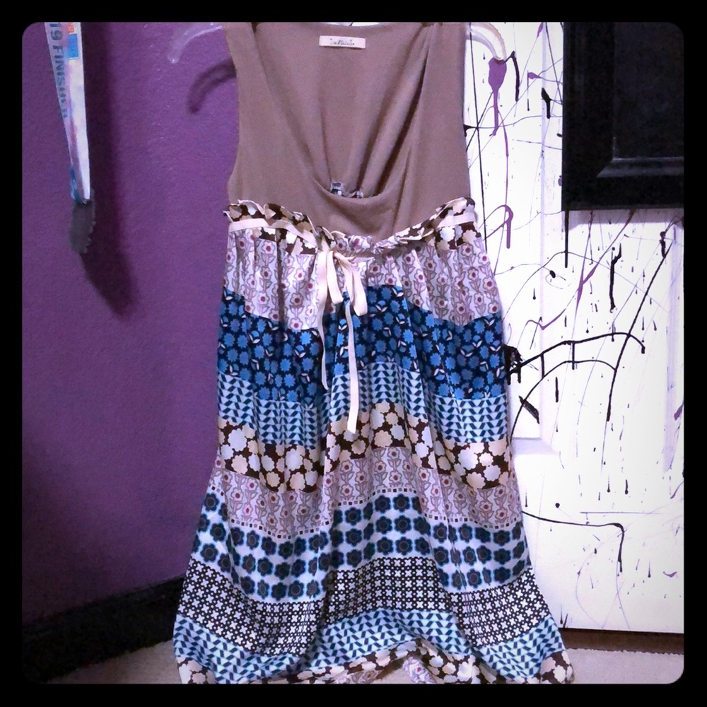 Multi-Pattern Dress